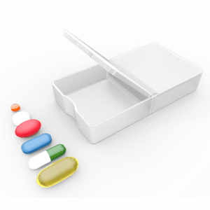pill compartment custom organizer